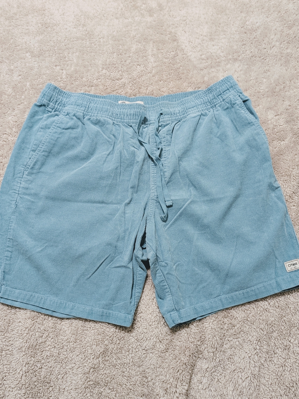 O'Neill Men's Light Blue Corduroy Swim Shorts